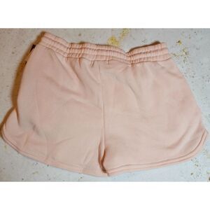 Harper & Ivy Women’s Sweatpant Shorts Size L Pink LA Los Angeles Graphic NWT